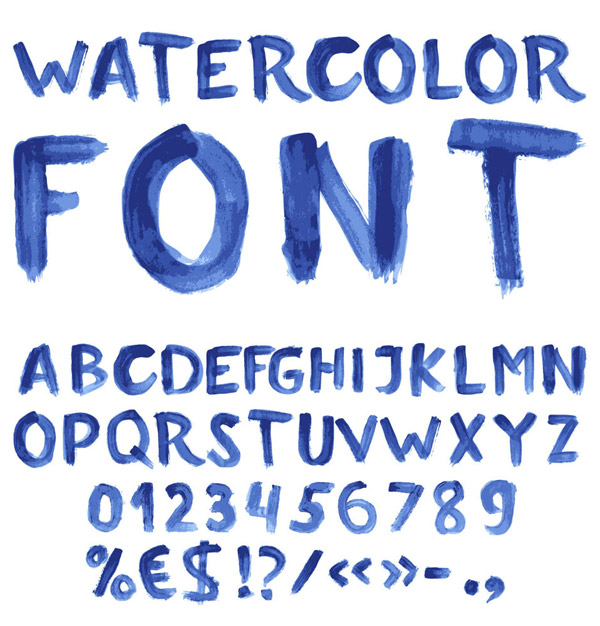 tinta kreatif gaya font