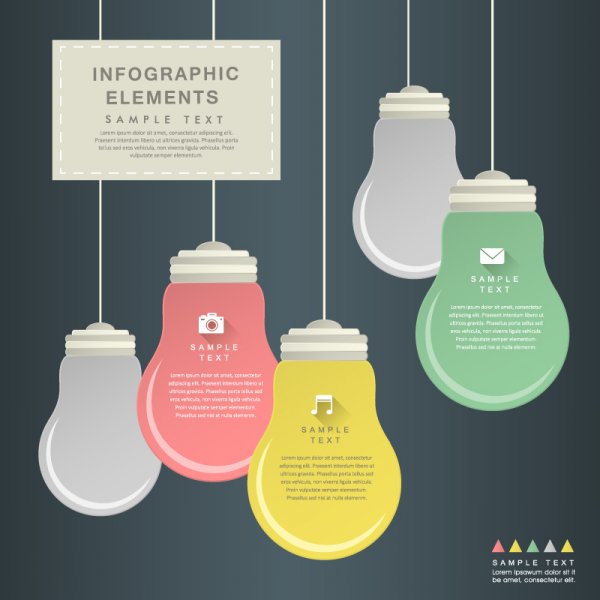 Creative Paper Cut Light Bulb Diagram