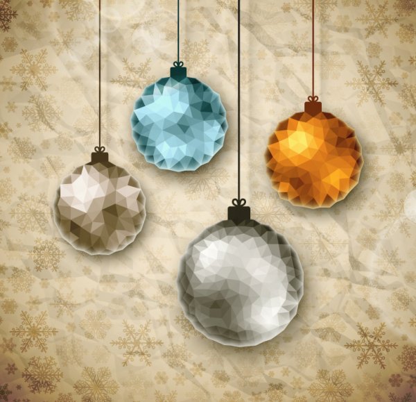 創造的なクリスマスの水晶玉