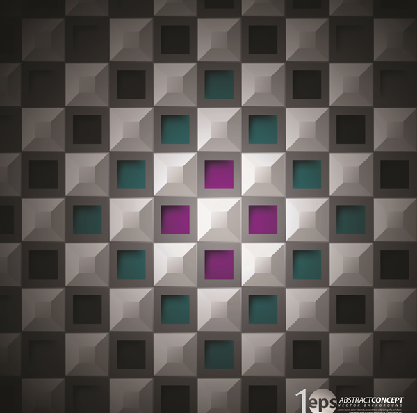 พื้นหลังสร้างสรรค์ cube