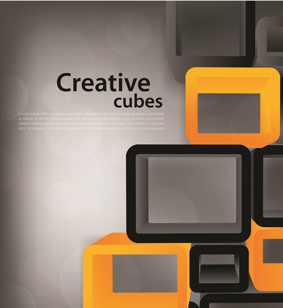 Cube Texthintergrund