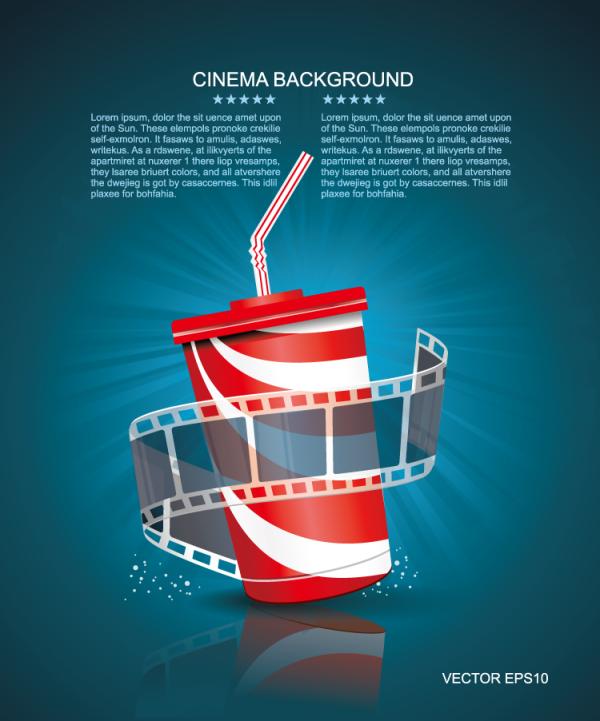 Cup Film Background