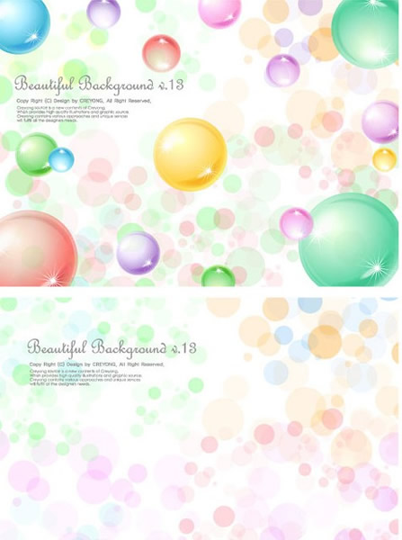 Current Round Polka Dot Background
