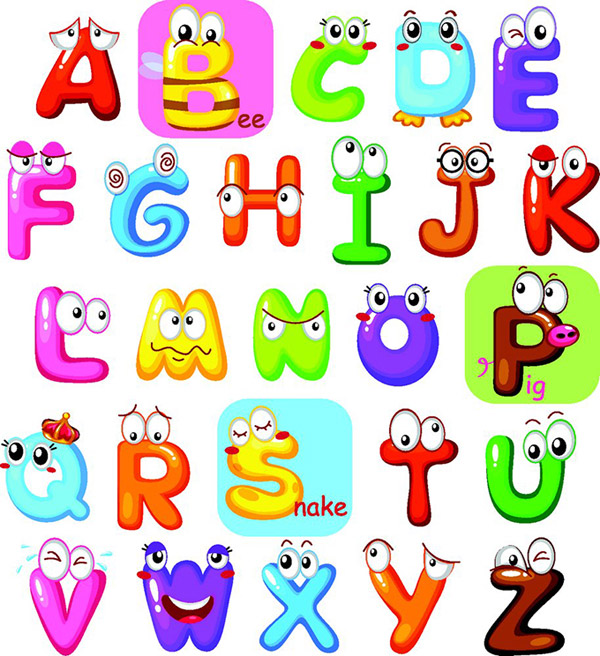 alfabeto carino