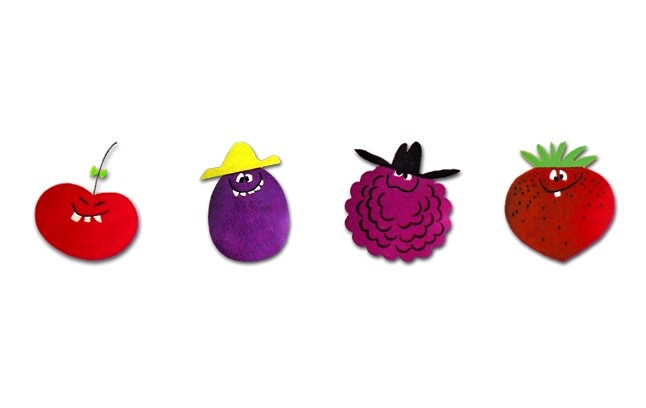 fruta lindos emoticones