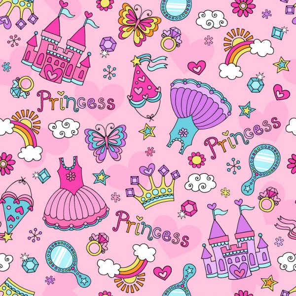 Cute Princess Cartoon Backgrounds