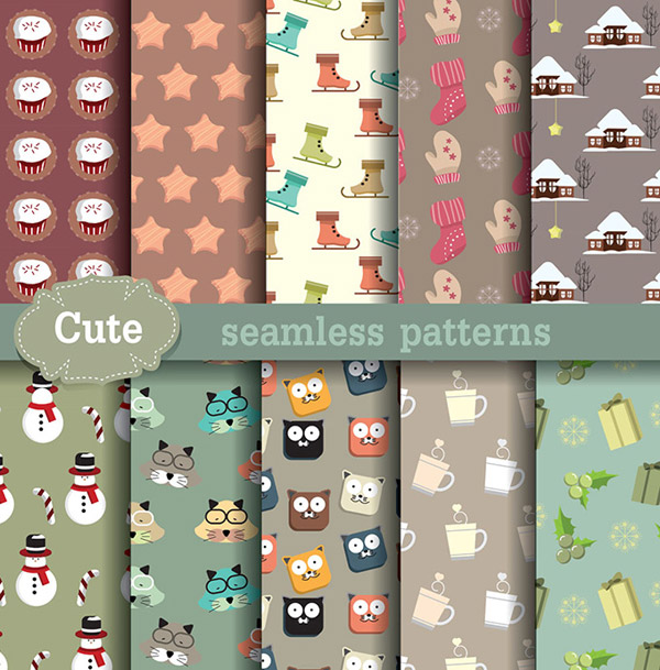 Cute Wrapping Paper Background