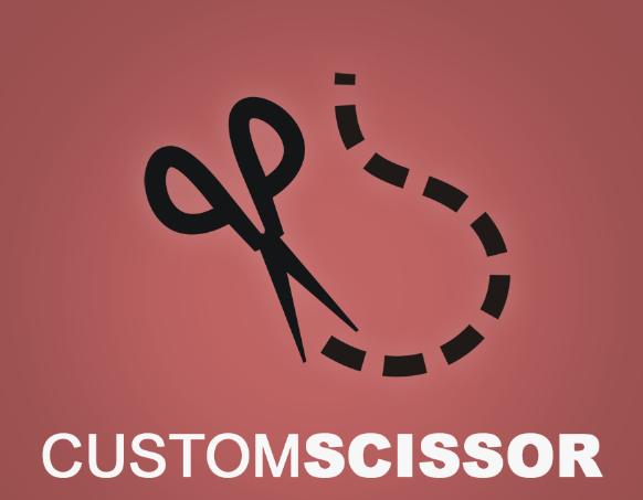 Dash Scissors Psd Template