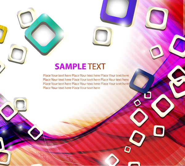 Dazzling Trend Squares Background Dazzling Trend Squares Background