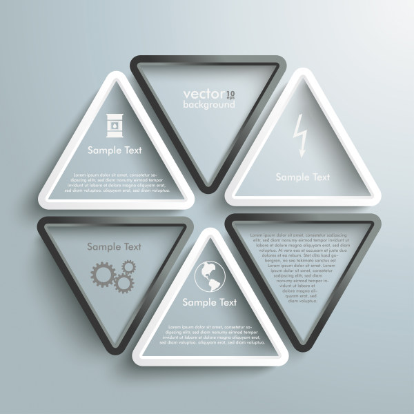 Desain hexagon ikon label
