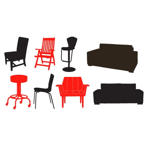 Desk Chair Vector Material