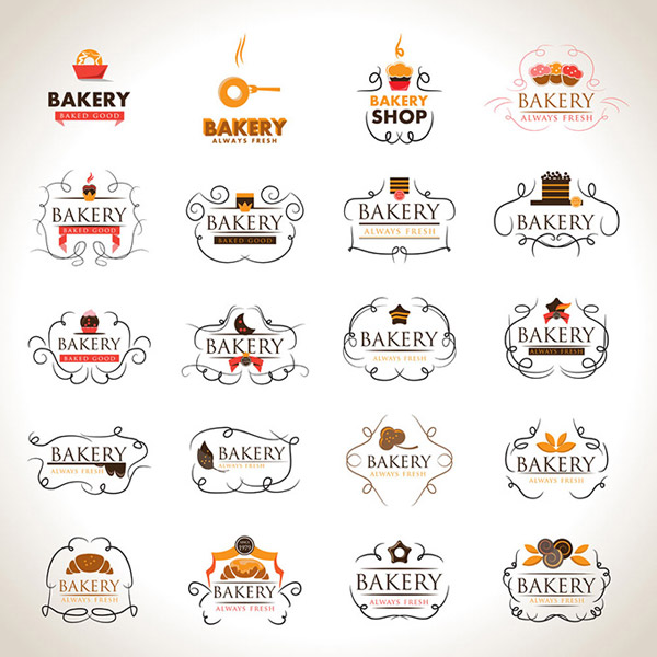 ícones de comida sobremesa