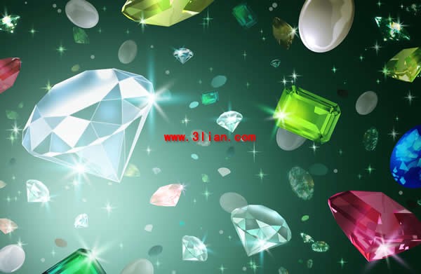 Diamond Gemstone Backgrounds
