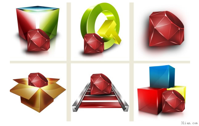 icone png del diamante stile software