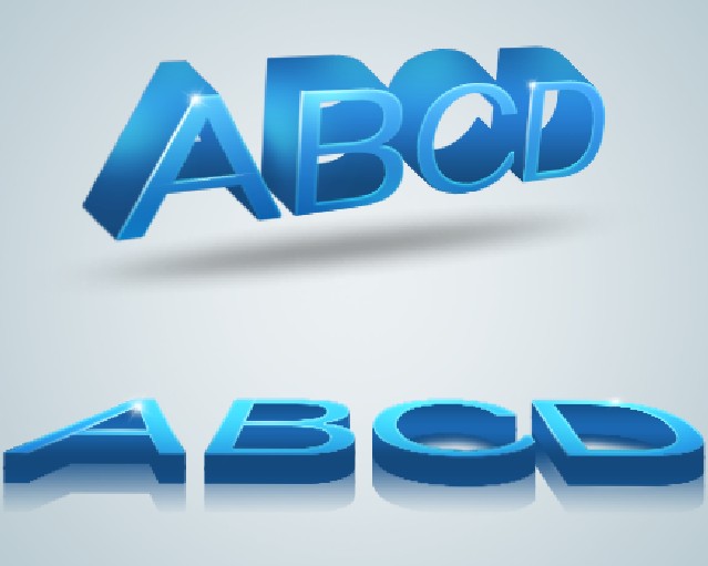 Dimensional Letters Psd Layered Material