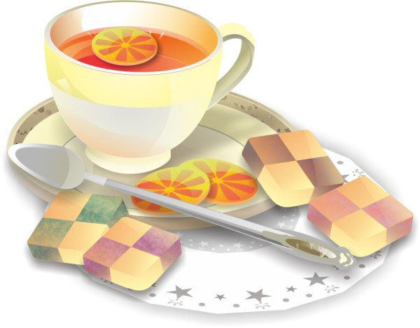Repas et après-midi goûters de thé