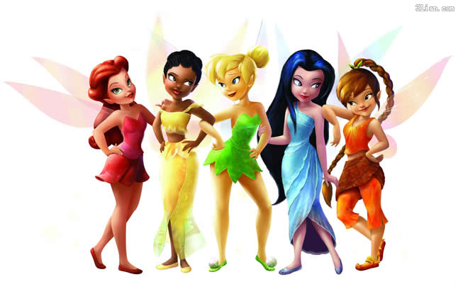 Disney Characters Angel Psd Material