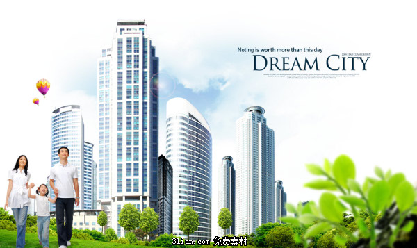 Dream City Psd Layered Material