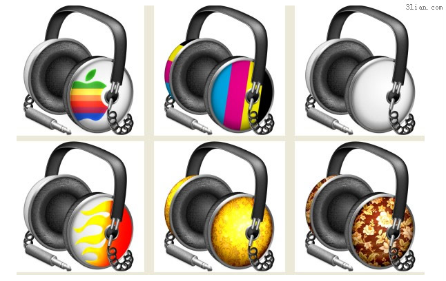 Ohrhörer PNG-icons