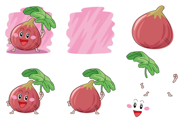 Eggplant Cartoon Design