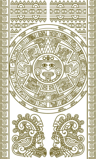 エジプト パターン スタイルのロゴ