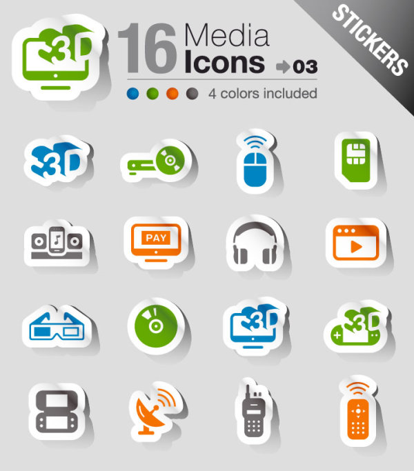ícones de produto eletrônico