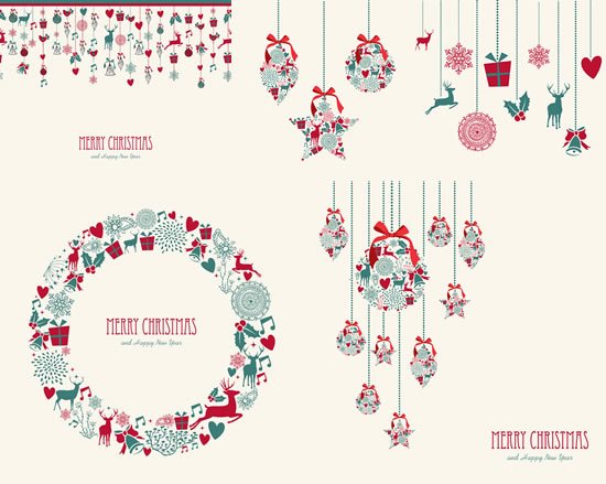 Elegant Christmas Background Pattern