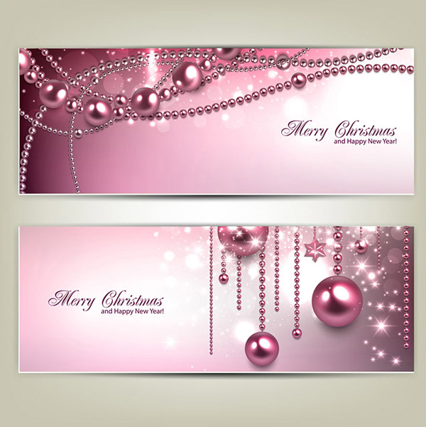 elegante Christmas Ball-Grußkarte