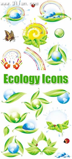 ícones do tema ambiental