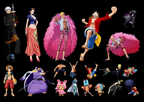 personajes de Evangelion de dibujos animados psd material