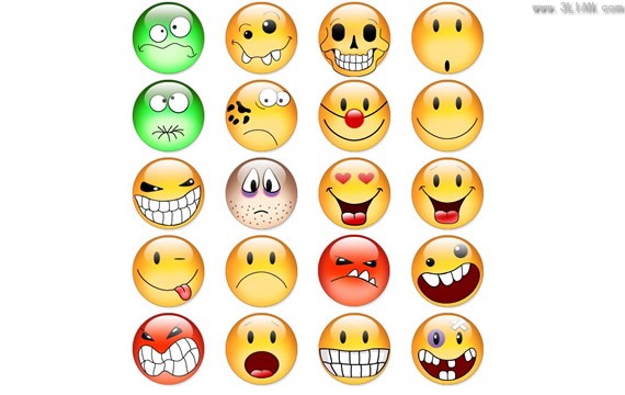 Exaggerated Qq Emoticon Png