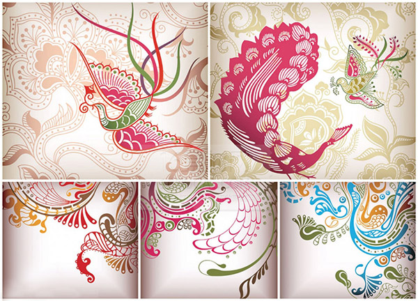 patrón de phoenix China exquisita