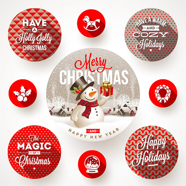 Exquisite Christmas Labels