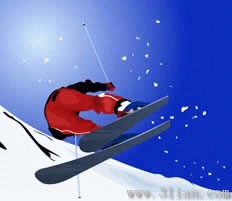 Skifahren-Extremsport