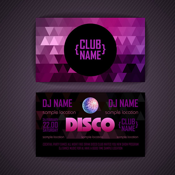 fantasia musica business card design