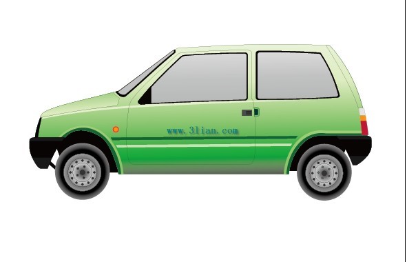 auto di moda verde