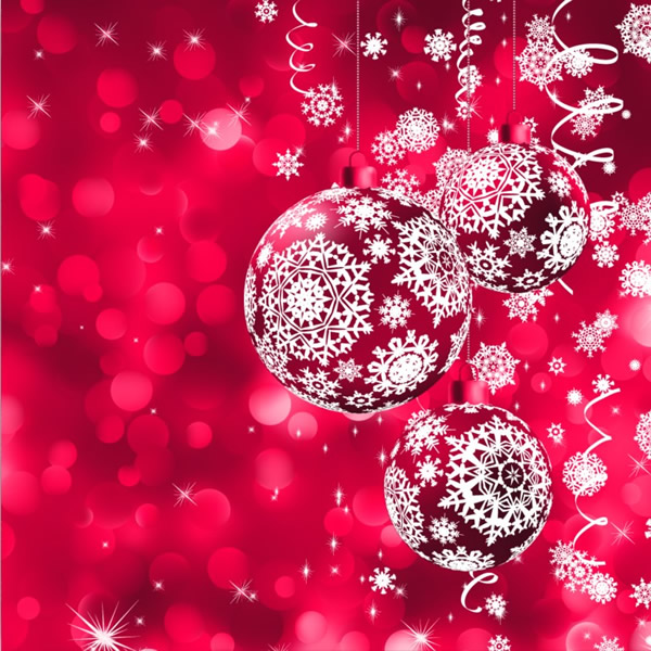 bolas con motivos festivos