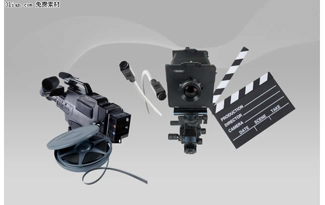Film Equipment Psd Layered Material
