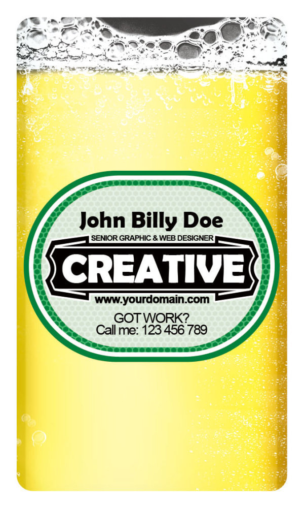 Fine Beer Labels Psd Layered Material