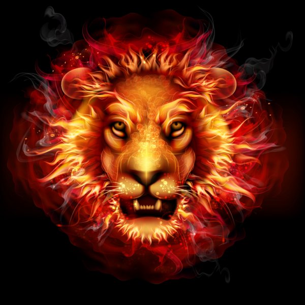 lion de feu