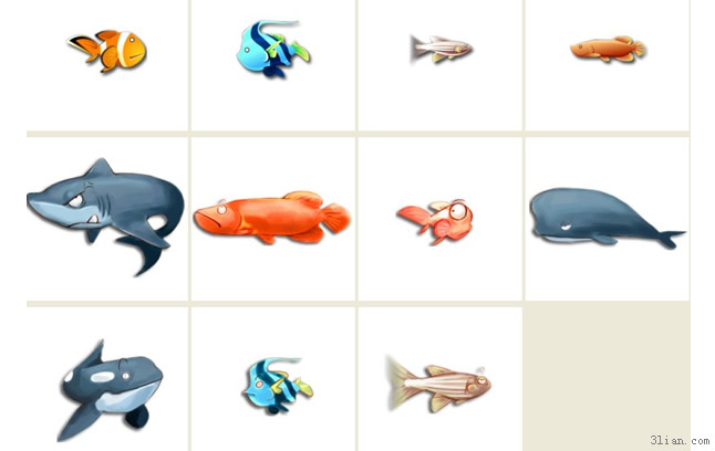 icônes png de poisson