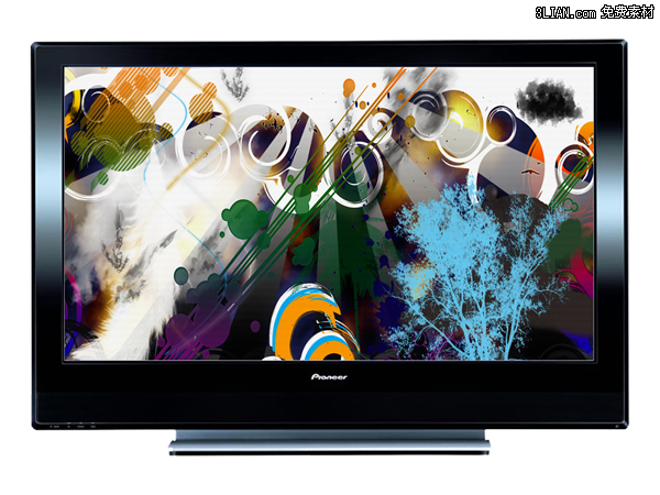Flat Screen Television Tv Psd Material