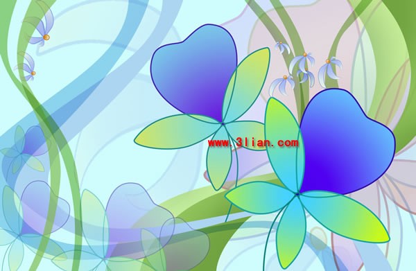 Flower Psd Layered Material