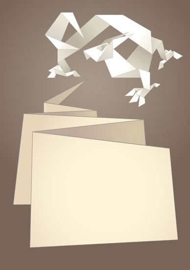 fliegen in den Himmel von origami
