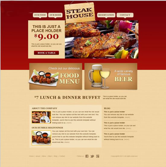 Foreign Foods Web Page Psd Layered Material