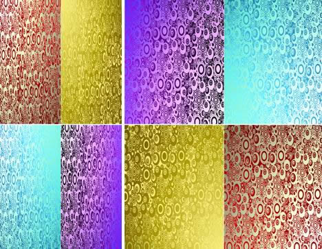 sfondo glitter cerchio a quattro colori