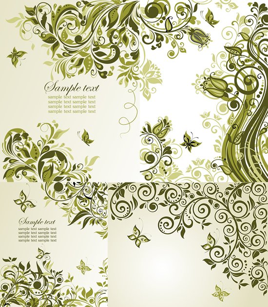 Fresh Green Pattern Background