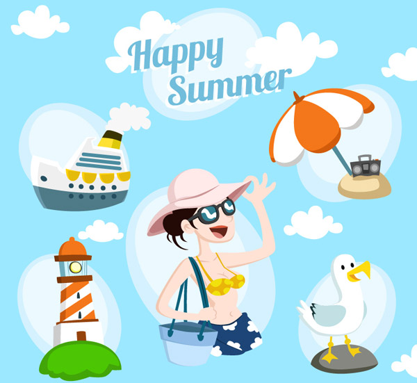 frische Sommerurlaub