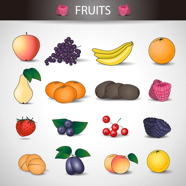 icone di frutta