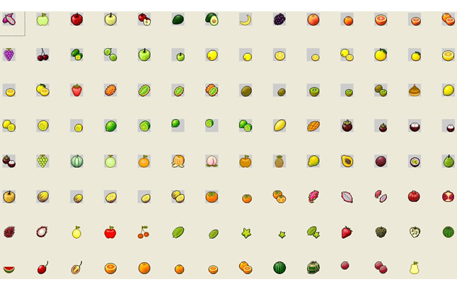 ico icône fruits